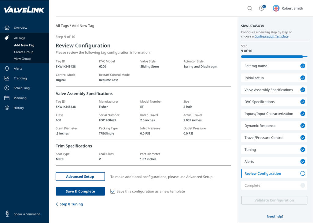vl-review-confiugration